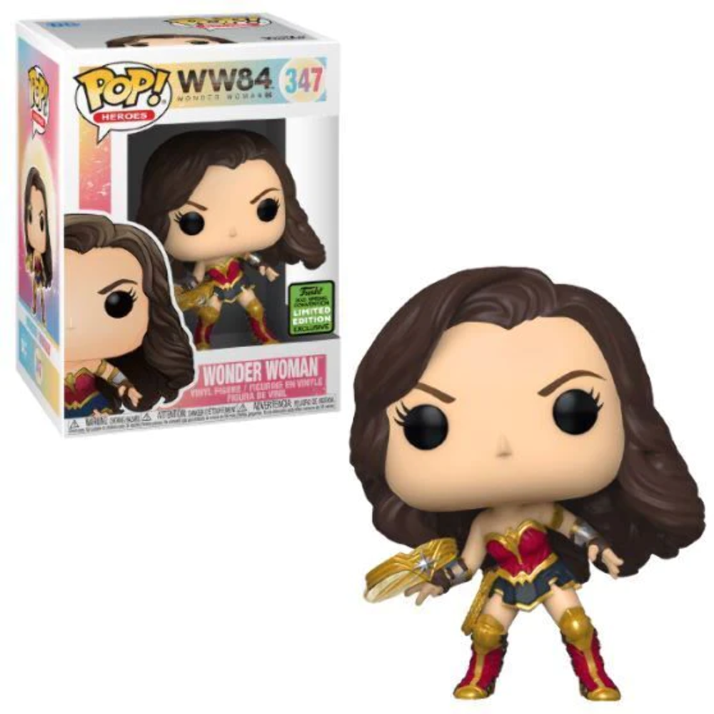 Funko POP! Heroes: WW84 - Wonder Woman (2021 ECCC/Shared) #347 | eBay