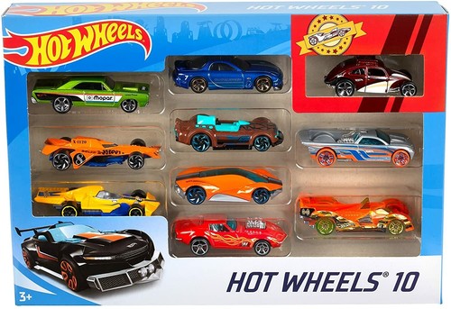 Hot Wheels 10 x Vehicle Pack Race Car Assortment (Styles Vary) New Xmas Toy 3+ - Picture 6 of 6