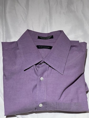 Club Monaco Herren lila Freizeit Button Down Langarm Hemd (M) - Bild 1 von 4