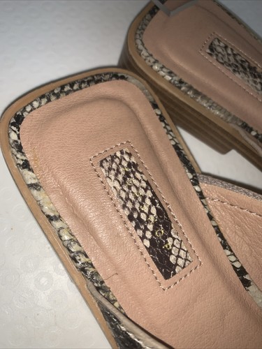 Ladies Flat Sandals(snake) By”TopShop” Size 4uk(37) - Picture 4 of 7