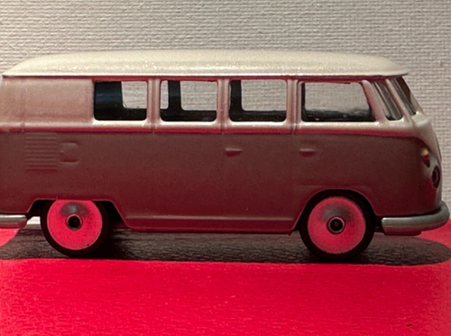 Majorette Volkswagen Van T1 Punch Buggy Love Bug Wave 3 Gray/Tan LOOSE - Picture 10 of 18