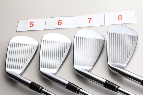 8Pcs MIZUNO JPX E500 FORGED Irons 5-6-7-8-9-PW-FW-SW Stiff Flex NS PRO 950GH HT - Picture 7 of 14