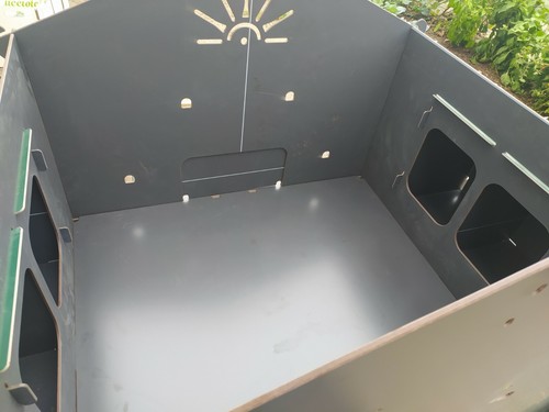 Pollaio rialzato fino 20 galline 4 nidi esterni 4 posatoi Apri-PORTA AUTOMATICA - Imagen 19 de 20