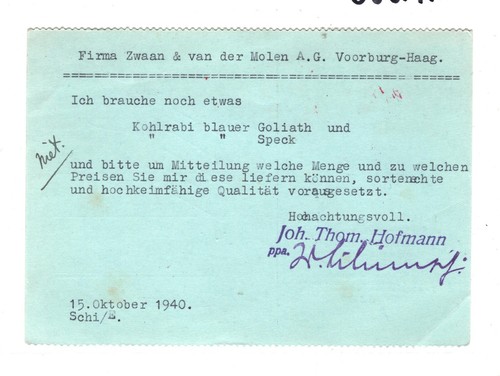 GERMANY WW2 Pictorial ZEPPELIN *Advert Meter* 1940 Card WEHRMACHT Holland MA1650 - Picture 6 of 10