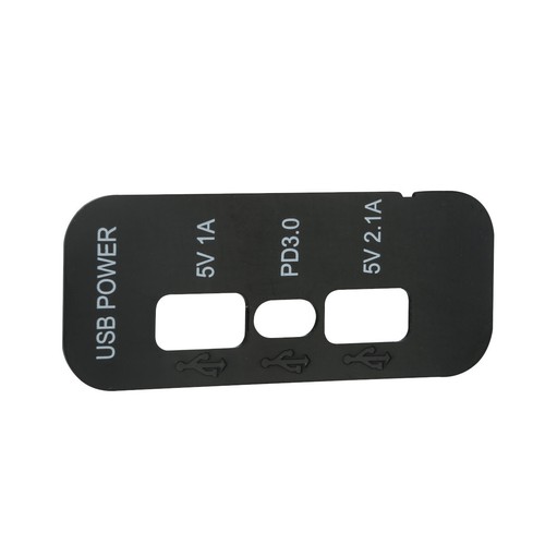 Cargador de Coche Doble USB PD Tipo-C Adaptador Enchufe de Alimentación Carga Rápida Montaje en Panel - Imagen 3 de 11