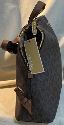 NEW Michael Kors “Cindy” Brown Monogram Medium Bookbag Backpack Purse Reg $298 - Picture 10 of 15