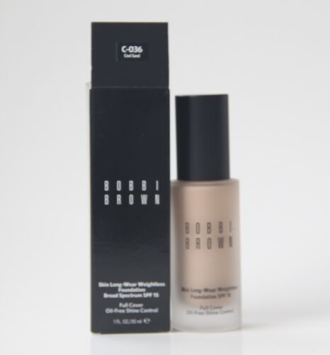 BOBBI BROWN Skin Long-Wear Weightless Foundation Cool Sand C-036 SPF 15 - 1 Oz.