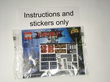 ONLY Instructions & stickers NIP Lego 70617 Ninjago Movie Temple Ultimate Weapon
