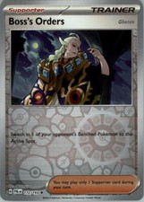 2023 Pokemon Scarlet and Violet Paldea Evolved Reverse Foil #172 Boss's Orders R