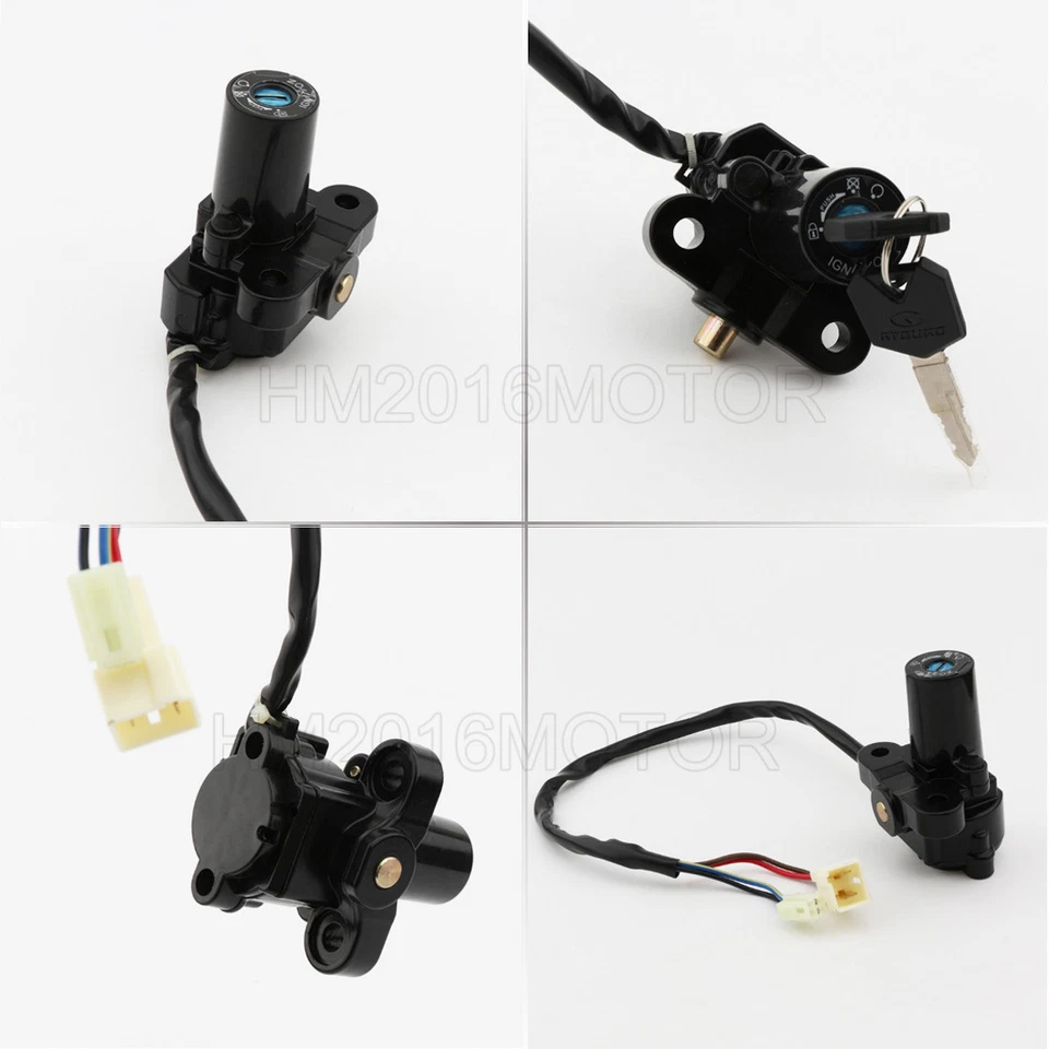 Interruptor de ignição conjunto de trava tampa de gás para Yamaha FZ6 2004-2009 08 FZ6R 2009-2014 2013 - Imagem 4 de 4