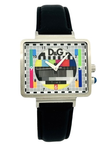 Dolce & Gabbana MEDICINE MAN Unisex DW0514 Analog Black Leather Strap Watch - Picture 17 of 24