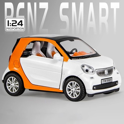 1:24 Car Smart Fortwo Alloy Metal Diecast Vehicle Toy Car Model Metal Car Toys - Picture 10 of 24