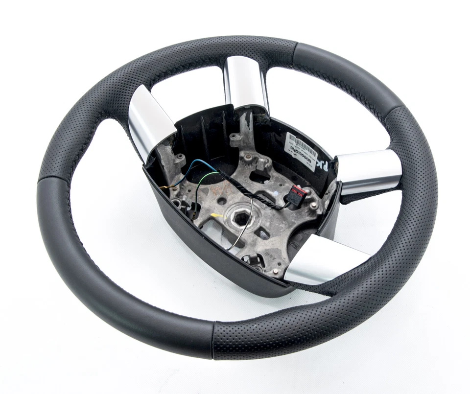 Lenkrad beziehen mit Leder für Ford Focus Mk2 JAHR 2006 NEU LEDER - Bild 4 von 4