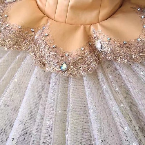 Ballet Skirt Professional Classical Pancake Tutu Costumes Ballerina Dance Dress - Picture 8 of 24