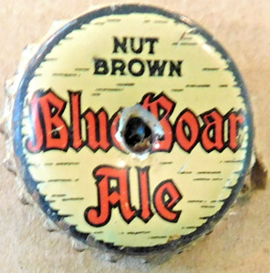 BLUE BOAR ALE NUT BROWN beer bottle cap WITH CORK 1938-42 Regal Amber S.F. CA