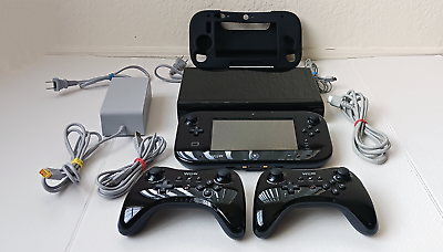 Restored Nintendo Wii U Console Black 32GB (Refurbished) 