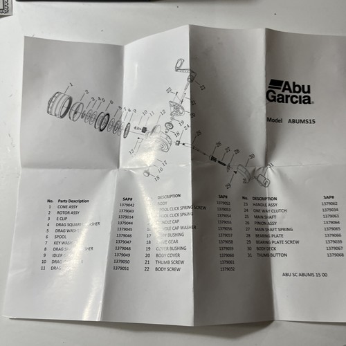 ABU Garcia Rollenbox nur für Modell ABUMS15 mit allen Originalpapieren - Bild 9 von 11