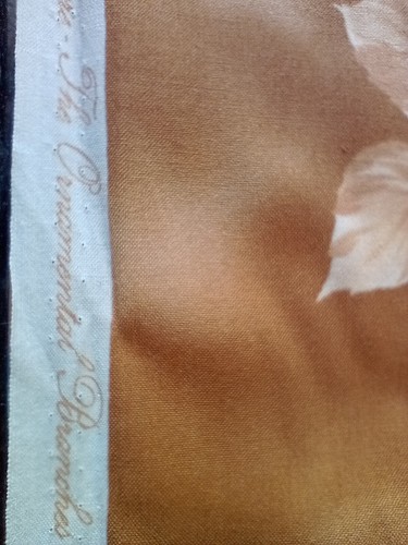 BEYOND BALTIMORE ORNAMENTAL BRANCHES BEIGE BROWN FLORAL COTTON FABRIC R KAUFMAN - Picture 7 of 8
