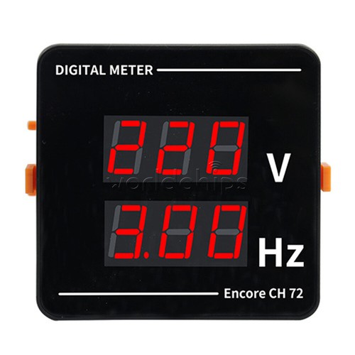 AC50-500V Voltage Frequency Meter Digital LED Display Voltage Tester 10.0-99.9Hz - Picture 1 of 5