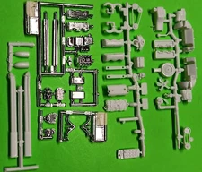 AMT 64 1964 Chevy Impala SS 409 1/25 Motor Engine Chrome Blower Supercharger