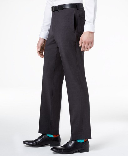 $640 Calvin Klein Mens Gray Slim X Fit Wool 2-Piece Jacket Pants Suit Size 38R - Picture 7 of 9
