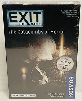 EXIT The Game The Catacombs of Horror Game Kosmos New Factory Sealed.