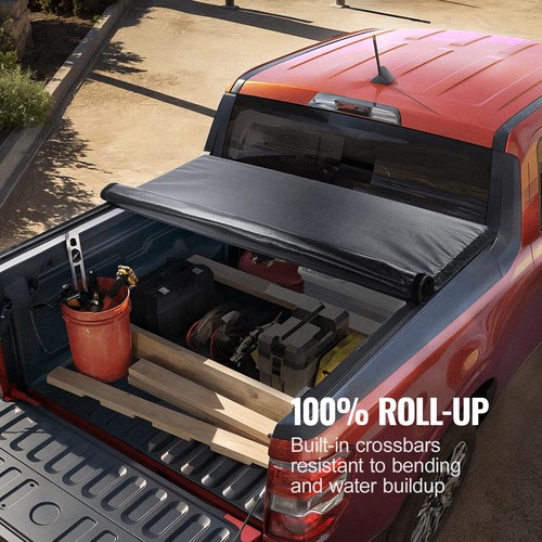 VEVOR Roll Up Truck Bed Tonneau Cover 14-24 Chevrolet Silverado/GMC Sierra 1500 - Picture 3 of 12