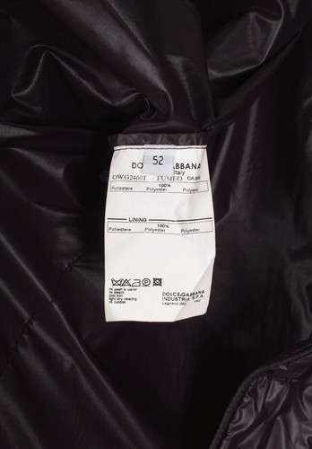 Giacca nera uomo Dolce & Gabbana originale taglia 52 L/XL H5203 - Foto 8 di 9