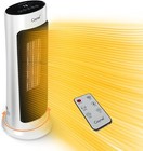 Tower Space Heater for Indoor Large Room with Remote 12H Timer 1500W