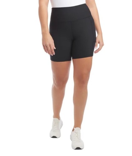 Danskin Ladies' 2-Pack Stretch High Waist Bike Short - Picture 24 of 36