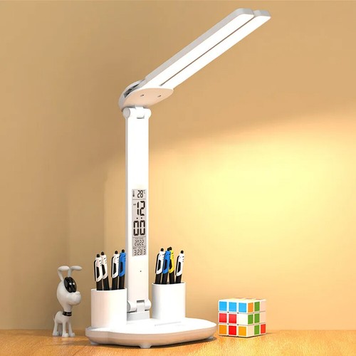 LED Schreibtisch-Lampe Tisch-Leuchte Büro Touch Leselampe Nachttisch USB Dimmbar - Bild 2 von 12