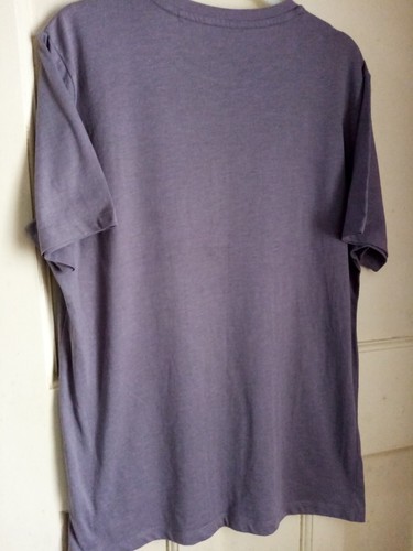 T-Shirt Mauve Kurzarm Medium "Time to Make the Change" Logo Matalan Herren - Bild 9 von 24