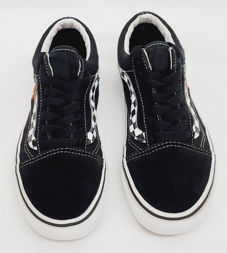 Vans X Embroidered Cherry Butterfly Old Skool Checkered Shoes Womens Size 6 - Picture 4 of 8