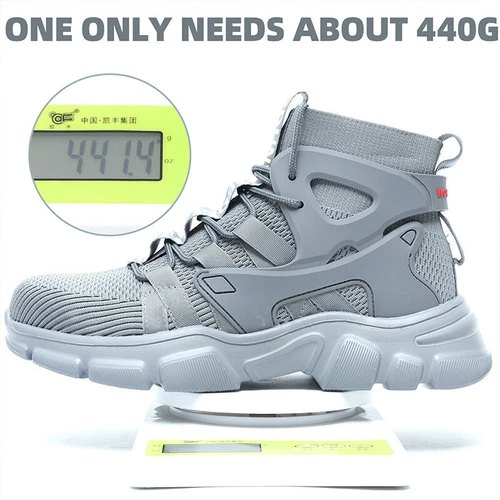 Herren Sicherheitsschuhe Stahlkappe Laufschuhe rutschfest verschleißfest Anti-Punktion - Bild 8 von 32