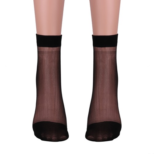 Freebily 3Pairs Mens Thin Silk Stockings Sheer Short Over Ankle Stretchy AU - Picture 36 of 55