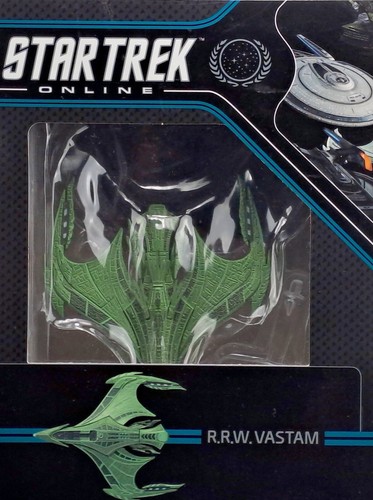 STAR TREK ONLINE EAGLEMOSS STARSHIP COLLECTION R.R.W. VASTAM ROMULAN WARBIRD