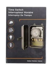 Woods Pro 59104R Outdoor Heavy Duty Mechanical Time Switch