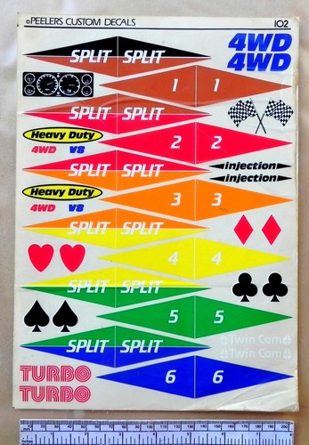 Abziehbilder Haftnotizen - Wimpel Frequenzbereich Usw Peelers Nr. .102 - Bild 1 von 4