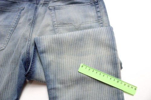 Diesel Narrot-Ne Jogg Jeans Mens W28 Pinstripe Faded Elastic Band - Picture 7 of 7