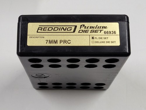 66936 REDDING 2-DIE PREMIUM FULL LENGTH DIE SET - 7MM PRC - BRAND NEW - Picture 1 of 2