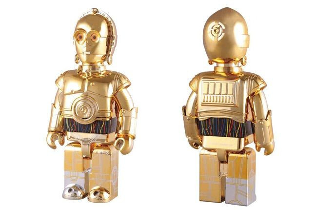 MEDICOM BEARBRICK 400% StarWars C3PO Stussy Be@rBrick c-3po
