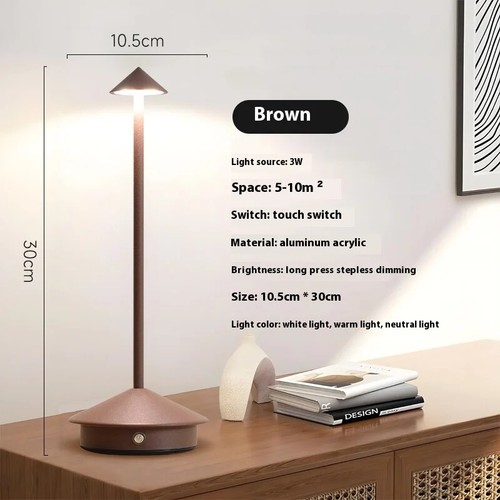Modern Cordless Table Lamp Energy Saving Waterproof Led Usb Rechargeable Lamps - Picture 4 of 24