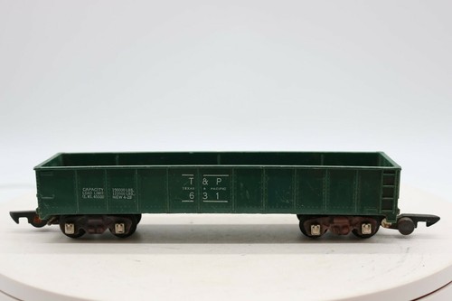 AC Gilbert Texas & Pacific T & P Gondola Car #631 American Flyer Green 1:64 - Picture 2 of 5