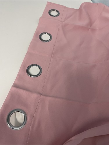 Pink Curtains Grommet Top 52x84 (84 is the Length) Single Panel No packaging - Picture 3 of 12