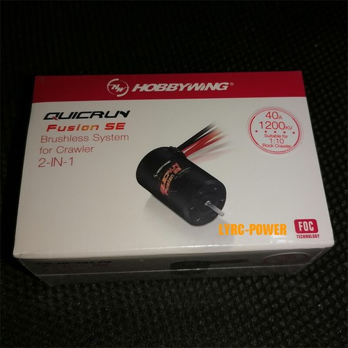 HobbyWing QuicRun Fusion SE 1200KV/1800KV Sensored Brushless Motor 40A for 1/10 - Picture 14 of 15