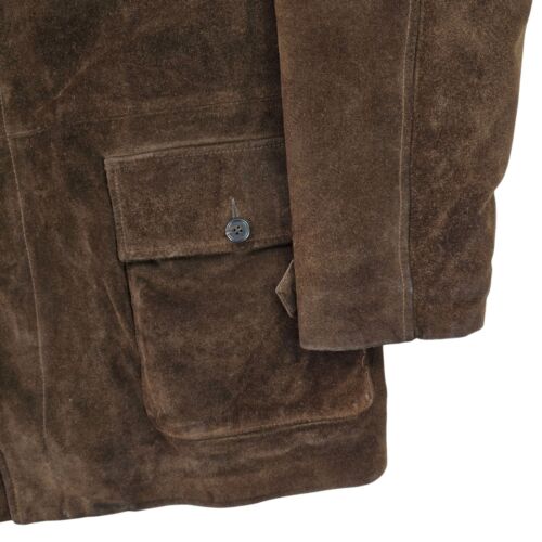 Chaqueta Polo Ralph Lauren Vintage Gamuza Tareas Marrón Para Hombre Mediana - Imagen 4 de 7