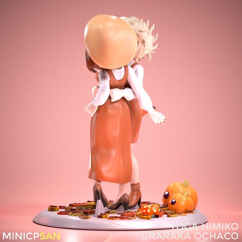 Love Leech and Grav Girl Chibi Diorama | 3D Printed Model by Minicpsan - Picture 3 of 9