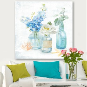 Designart-039-Cottage-Florals-II-039-Farmhouse-Canvas-Art-Blue-Small