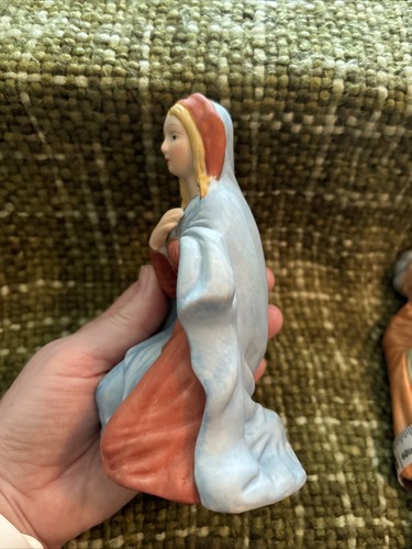 VTG HOMCO MARY Replacement Ceramic Bisque Nativity Set 5216 Figure NOS - Picture 4 of 6