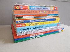 18 PRESCHOOL WORKBOOK KINDERGARTEN EARLY LEARNING SOME PAGES ARE WORKED